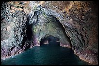 Inside Painted Cave, Santa Cruz Island. Channel Islands National Park ( color)