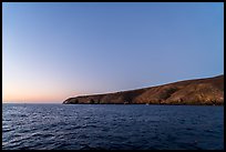 Santa Barbara Island at dawn. Channel Islands National Park ( color)