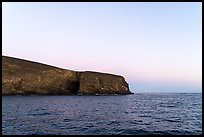 Arch Point at dawn, Santa Barbara Island. Channel Islands National Park ( color)