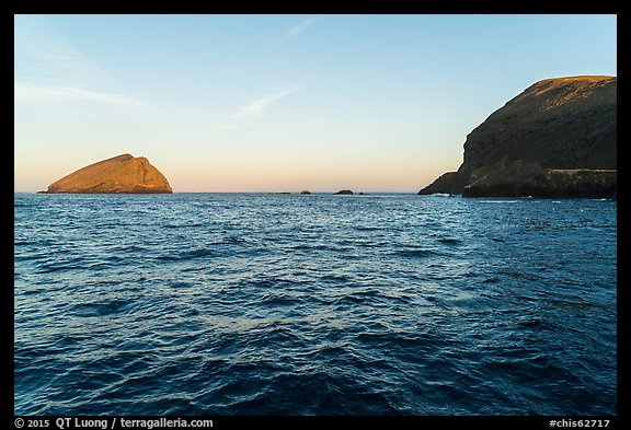 Sutil Island and Santa Barbara Island. Channel Islands National Park (color)