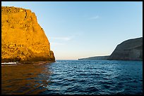 Sutil Island and west shore of Santa Barbara Island. Channel Islands National Park, California, USA.