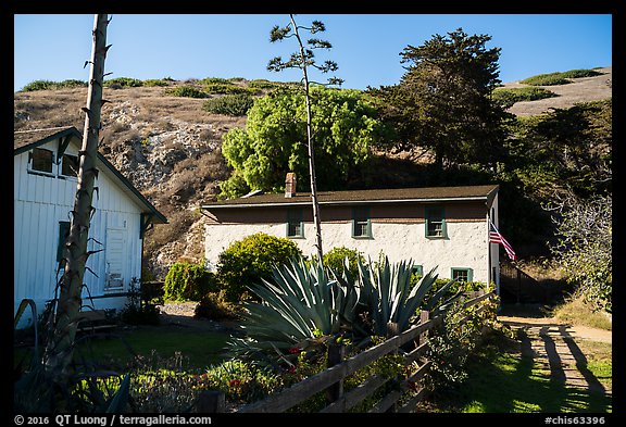 Visitor center, Santa Cruz Island. Channel Islands National Park (color)