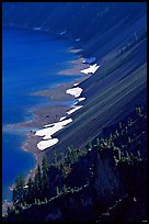 Crater walls and lake. Crater Lake National Park, Oregon, USA.