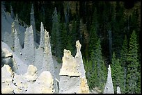 The Pinnacles. Crater Lake National Park, Oregon, USA. (color)