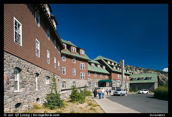 Crater Lake Lodge. Crater Lake National Park (color)