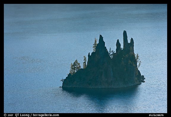 Phantom Ship. Crater Lake National Park (color)