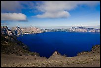 Lake view from Cloudcap overlook. Crater Lake National Park, Oregon, USA. (color)