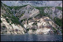 Chaski Slide seen from lake. Crater Lake National Park ( color)