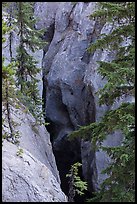 Deep gorge of Munson Creek. Crater Lake National Park ( color)