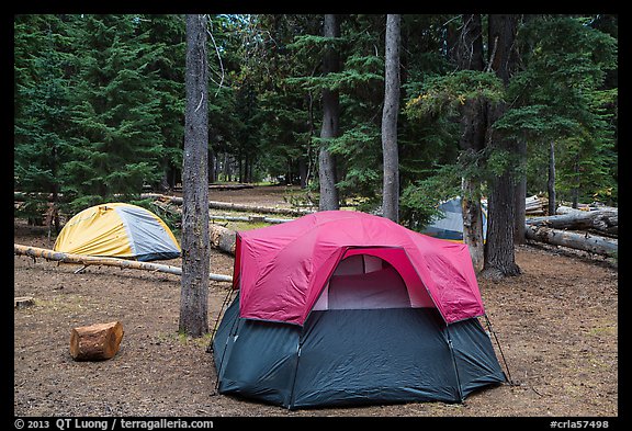 Mazama Village campground. Crater Lake National Park (color)