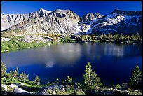 Woods Lake, late afternoon. Kings Canyon  National Park, California, USA.