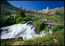 Stream and mountains. Kings Canyon National Park ( color)