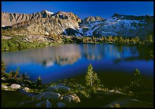 Woods Lake, late afternoon. Kings Canyon National Park ( color)