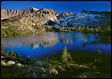 Woods Lake, late afternoon. Kings Canyon National Park, California, USA.