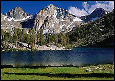 Rae Lake and Painted Lady. Kings Canyon  National Park ( color)