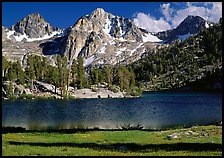 Rae Lake and Painted Lady. Kings Canyon National Park ( color)