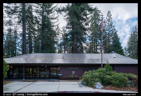 Kings Canyon Visitor Center. Kings Canyon National Park (color)
