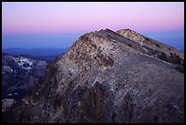 Brokeoff Mountain, dusk. Lassen Volcanic National Park, California, USA.