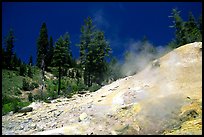 Sulphur works thermal area. Lassen Volcanic National Park, California, USA.