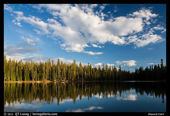 Summit Lake. Lassen Volcanic National Park (color)