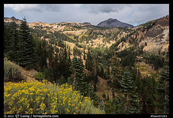 Little Hot Springs Valley. Lassen Volcanic National Park (color)