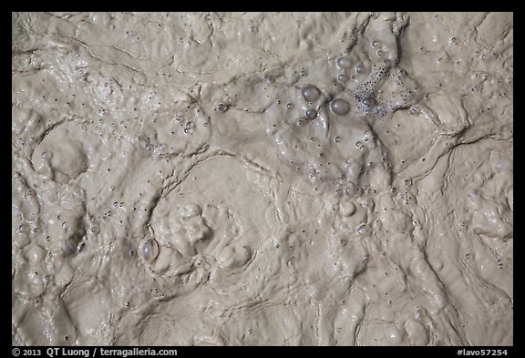 Boiling mudpot, Sulphur Works. Lassen Volcanic National Park (color)