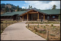 Kohm Yah-mah-nee Visitor Center. Lassen Volcanic National Park, California, USA.