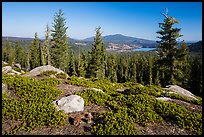 View from Inspiration Point. Lassen Volcanic National Park ( color)