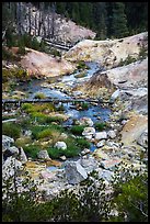 Hot Springs Creek, Devils Kitchen. Lassen Volcanic National Park ( color)