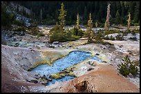 Devils Kitchen geothermal area. Lassen Volcanic National Park ( color)
