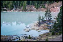 Boiling Springs Lake, Warner Valley. Lassen Volcanic National Park, California, USA.