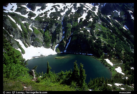 Doubtful Lake, North Cascades National Park.  (color)
