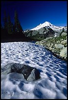 Neve and Mount Baker in the distance. Washington