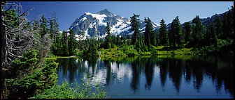 Mount Shuksan. North Cascades National Park (Panoramic color)