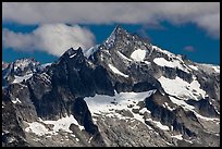 Forbidden Peak, North Cascades National Park.  ( color)