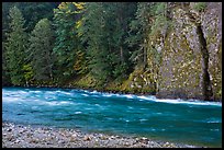 Stream near Gorge Lake, North Cascades National Park Service Complex.  ( color)