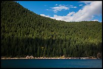 Ross Lake and resort, North Cascades National Park Service Complex.  ( color)