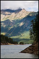 Peaks above Ross Lake, North Cascades National Park Service Complex. Washington, USA.