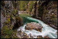 Stehekin gorge below High Bridge, North Cascades National Park. Washington, USA.