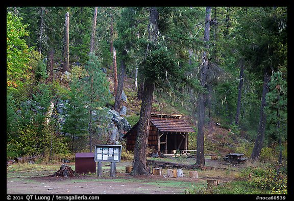 High Bridge campground, North Cascades National Park. Washington, USA.