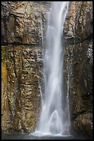 Base of Upper Rainbow Falls, Stehekin, North Cascades National Park Service Complex. Washington, USA.