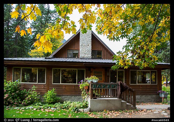 Bakery, Stehekin, North Cascades National Park Service Complex. Washington, USA.