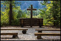 Groseclose meditation site, Stehekin, North Cascades National Park Service Complex. Washington, USA.