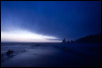 Shi-shi beach, dusk. Olympic National Park ( color)