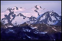 Mount Olympus at sunrise. Olympic National Park ( color)