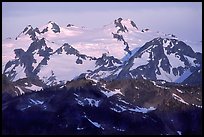 Mount Olympus at sunrise. Olympic National Park, Washington, USA.