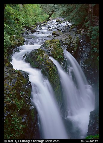 Soleduc falls. Olympic National Park (color)