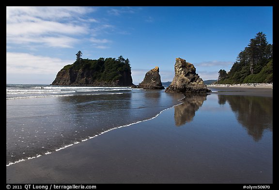 Ruby Beach, afternoon. Olympic National Park (color)