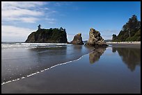 Ruby Beach, afternoon. Olympic National Park, Washington, USA.