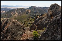 Gabilan Mountains landscape. Pinnacles National Park ( color)